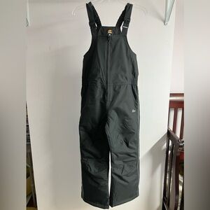 Berne Youth Snow Fort Bibs, M (10-12), Black, Adjustable Straps, NWOT